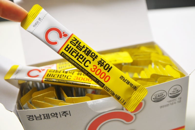 경남제약 퓨어비타민C 3000 고함량 레모나 비타민C 채우자!