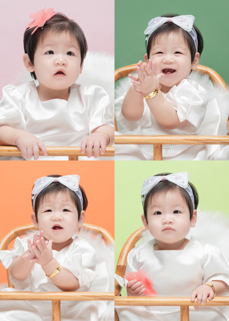  방이동 사진관에서 돌기념 사진남겨요~