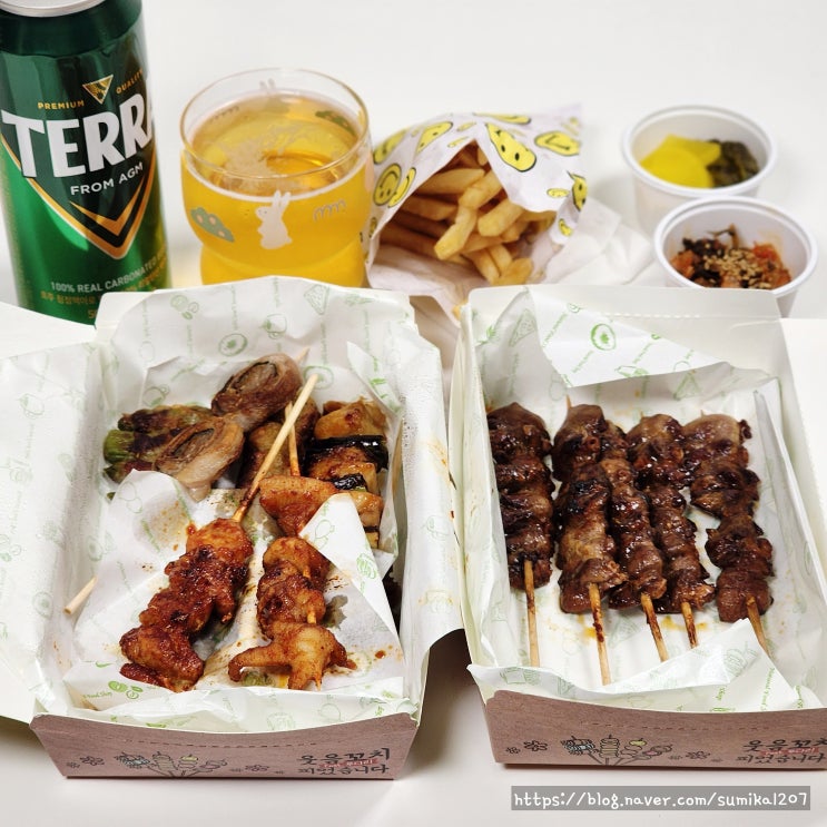 마포 맛집 투다리 세트 꼬치구이 간단한 맥주 안주 배달 후기 마포 맛집 투다리 세트 꼬치구이 간단한 맥주 안주 배달 후기