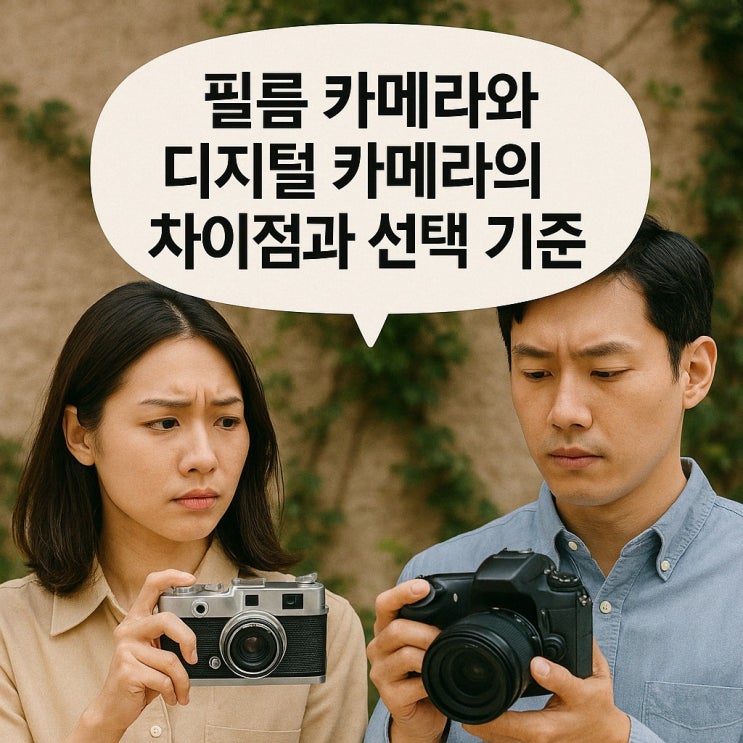  필름 카메라와 디지털카메라의 차이점과 선택 기준