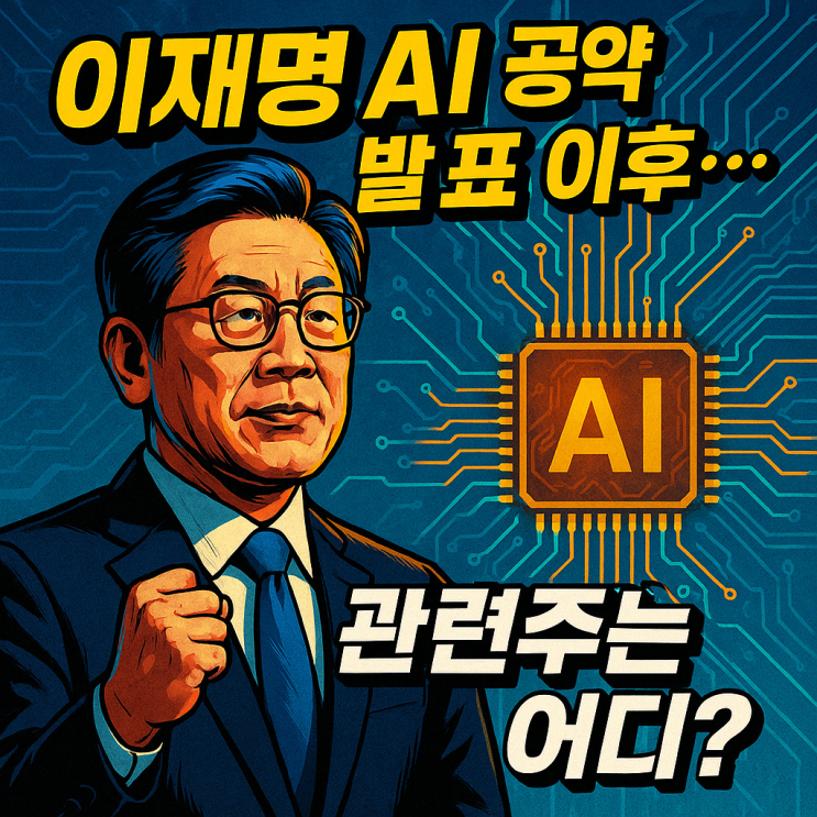 <b>이재명 후보</b> AI산업 투자 계획 및 관련주, 종목 설명