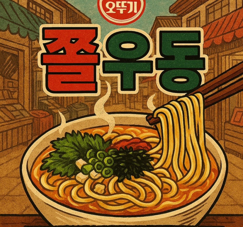 [오뚜기 쫄우동 후기] 이마트 트레이더스 득템! 쫄면 식감+우동 국물의 환상 콜라보?!