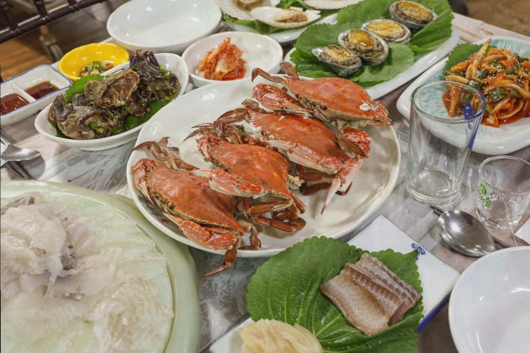  [해금강횟집 전곡항] 최고의 해상 케이블카 맛집에서 신선한 회