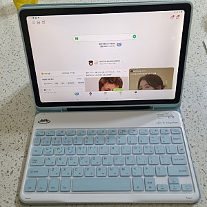 태블릿 블루투스 키보드 케이스(갤럭시 S6 lite, s펜 수납 케이스, 내돈내산, 가격)