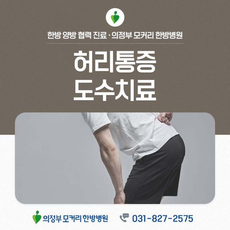  의정부허리통증 한방 양방 협진 진료와 도수치료에 대해 알아보세요