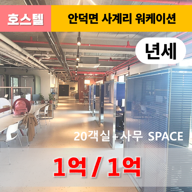  《제주도 호스텔》 서귀포시 안덕면 호스텔(워케이션 숙소) 임대