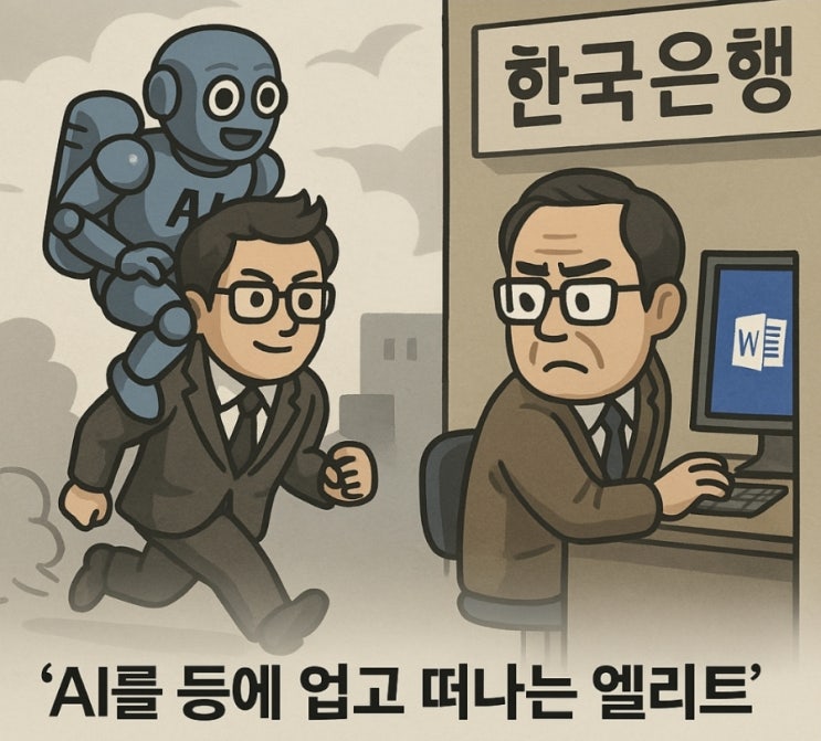  “AI 엘리트, 다 뺏길 판입니다”… 한국은행이 깜짝 분석 나선 이유