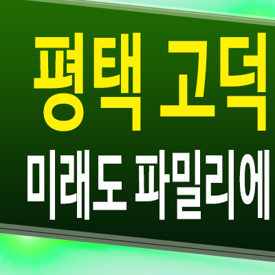  평택 고덕 미래도 파밀리에 아파트 고덕동 미분양 분양가 모델하우스 공급조건