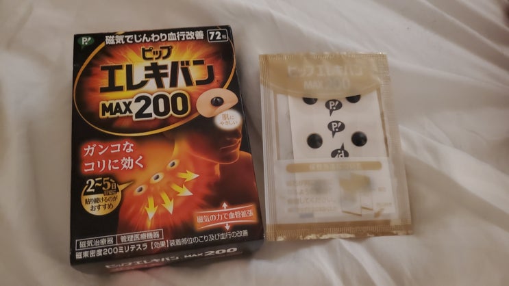  일본 오사카 돈키호테 꿀템 추천 자석파스 Max200 피프 에레키반 후기