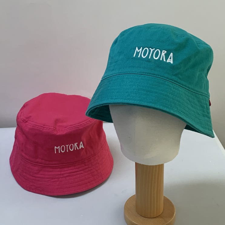  모여라 알록달록 버킷햇 자수 모자
