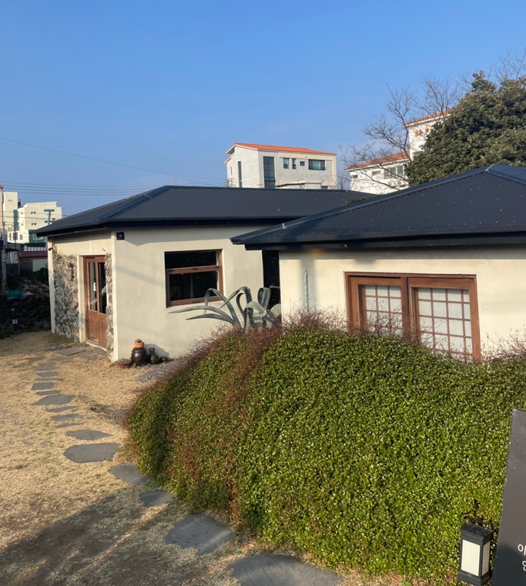  제주도 외도 감성 디저트 카페 그럼외도