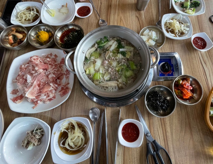  호박오리샤브샤브 본점 평택맛집추천 내돈내산 가족모임 재방문