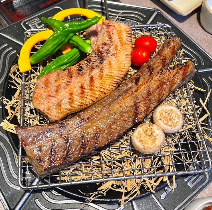  짚불향 가득한 광안리 가성비 고기집 '고결' 분위기, 맛, 서비스 완벽 + 주차