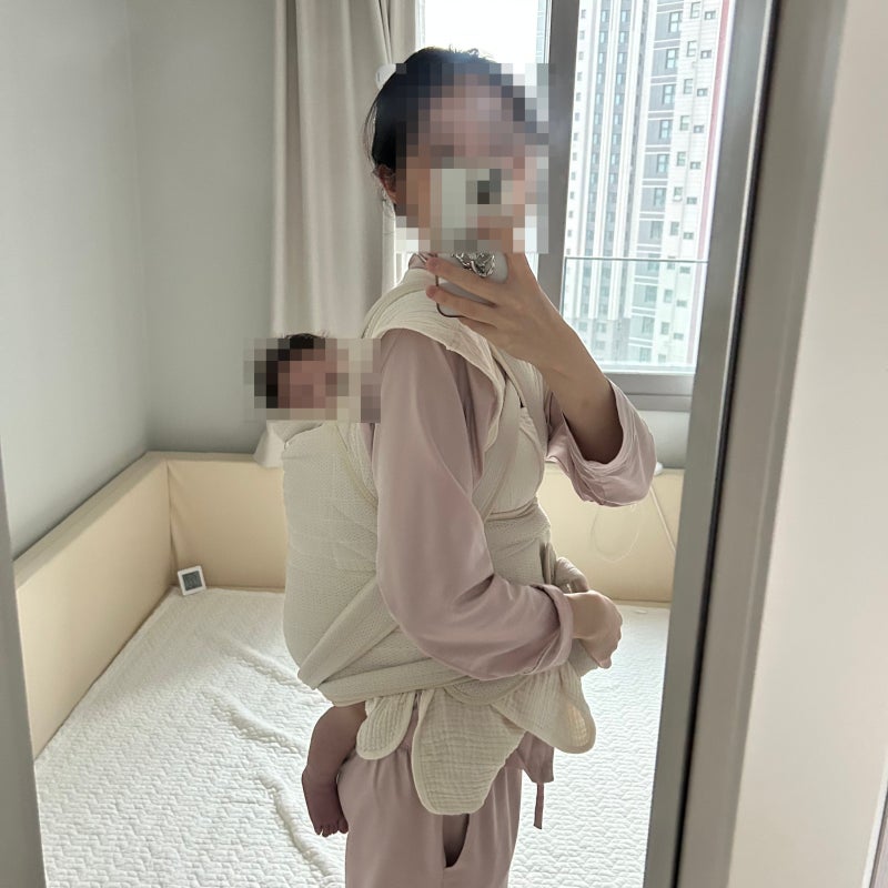 잘 산 육아템 '오보기 포대기 사계절 메쉬' 내돈내산 후기