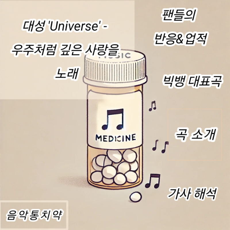 대성 'universe - 우주처럼 깊은 사랑을 노래