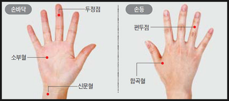 손지압 혈자리 효과 (손 지압점) : 네이버 블로그