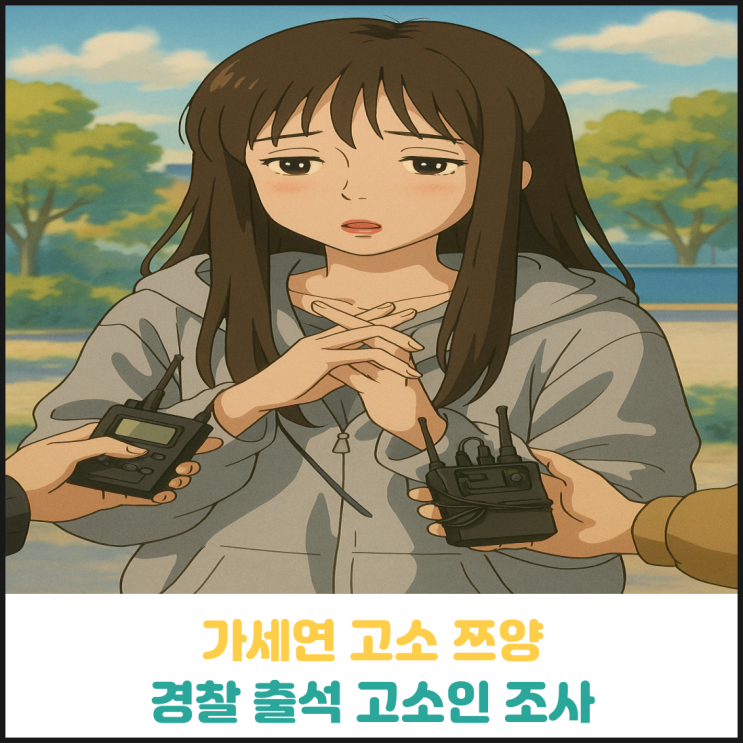 가세연 고소한 쯔양, 경찰 출석 고소인 조사 받아 가세연 고소한 쯔양, 경찰 출석 고소인 조사 받아