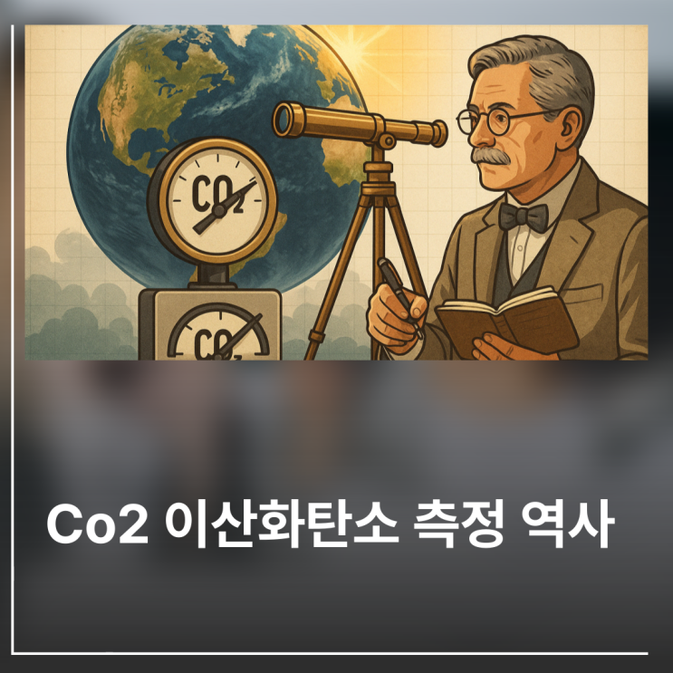Co2 <b>이산화탄소</b> 측정 역사 (feat. 급속 <b>농도 증가</b>)