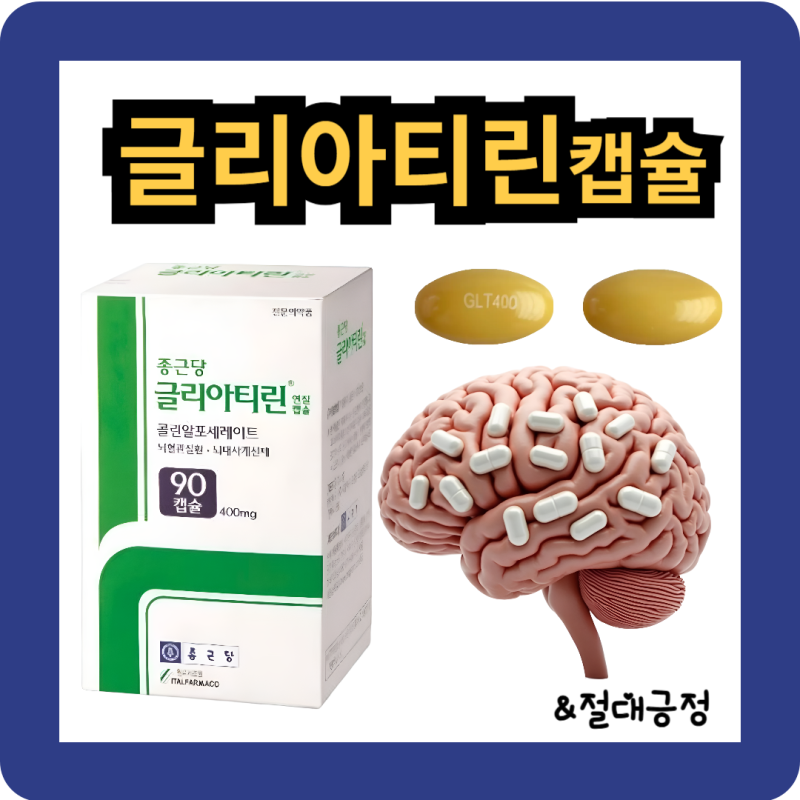 뇌 영양제 글리아티린 성분 효과 및 병원 처방 받을 수 있는 대상자