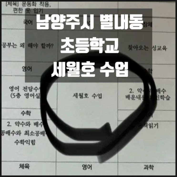 남양주 별내동 초등학교 세월호수업 논란 남양주 별내동 초등학교 세월호수업 논란