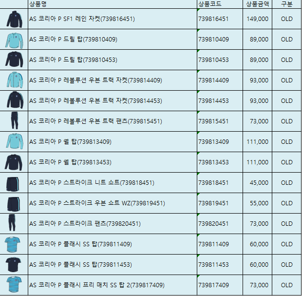  나이키 국대어센틱 실착 국대트레이닝복 월드컵스페셜 국대저지에디션 KNST한정판매
