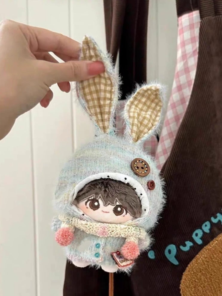  10cm 무지개 토끼 세트 인형옷 아이돌인형옷