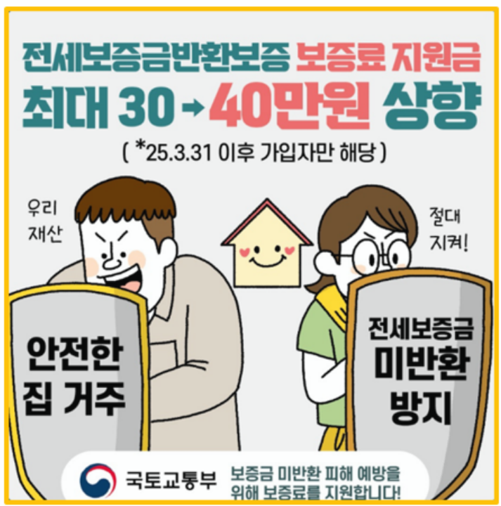  조기 마감 주의 전세보증금반환보증 보증료 지원 40만원 직접 신청한 후기