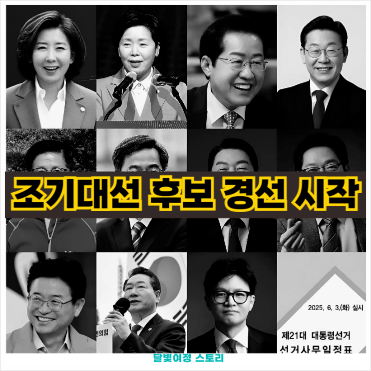 <b>이재명</b> vs 누구? '6·3 대선... 민주는 독주 속 한덕수 <b>빅텐트</b>