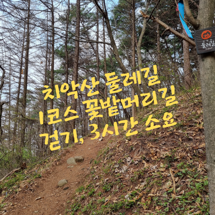  치악산 둘레길 1코스 꽃밭머리길 걷기, 3시간 소요