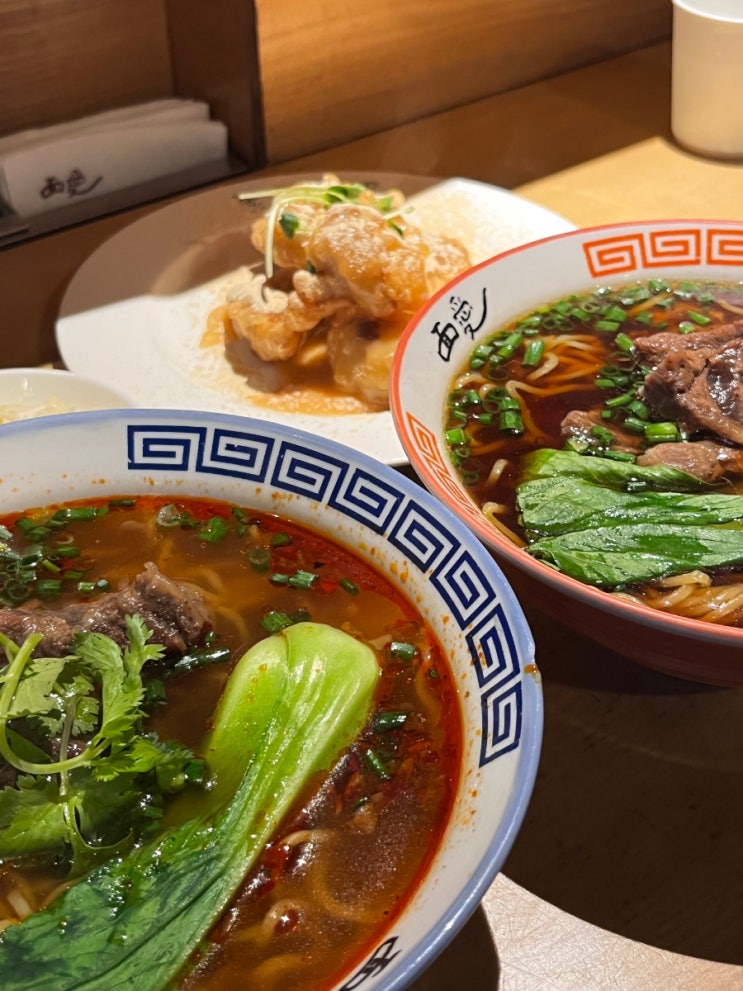 잠실맛집 미엔아이 우육면과 꿔바로우 내돈내산 후기! (메뉴판, 웨이팅, 좌석 등)