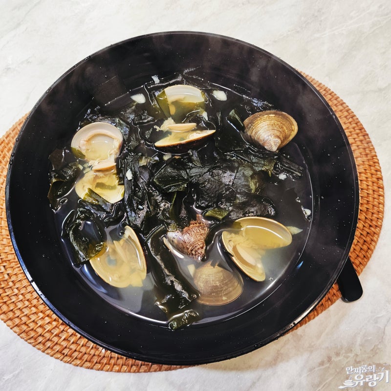 백합 미역국 레시피 시원하고 깔끔한 제철 요리 백합탕 끓이는법