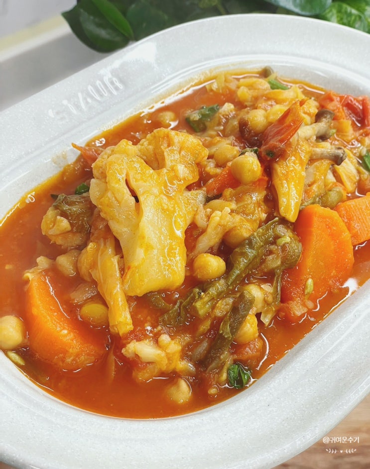  마녀스프 만드는법 토마토소스와 냉동야채믹스 재료로 만드는 다이어트 마녀스프 레시피