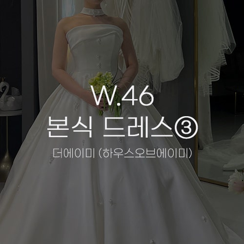  [W.46 본식 드레스③] 혼자 급 다녀온 본식 최종 가봉(피팅) 셀렉 후기 / 더에이미 리드 슈베르 라임 라렌