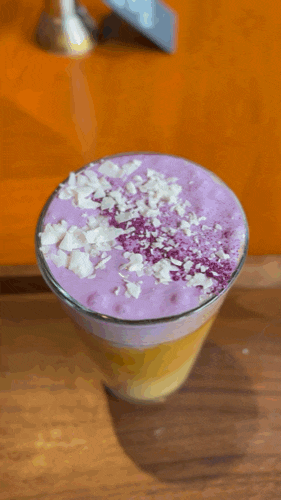 [Seattle] 시애틀 스타벅스 리저브 로스터리 굿즈 메뉴, 아이스 우베 코코넛 라떼 Starbucks reserve roastery Iced Ube Coconut Latte