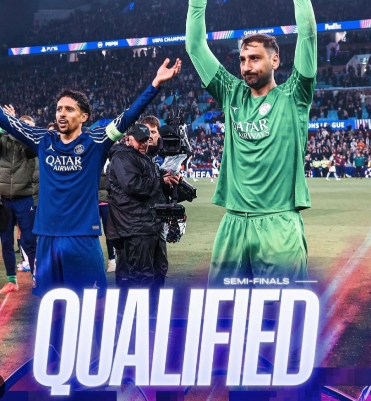 PSG 챔피언스리그 4강 준결승 진출, 하지만 <b>이강인 결장</b>