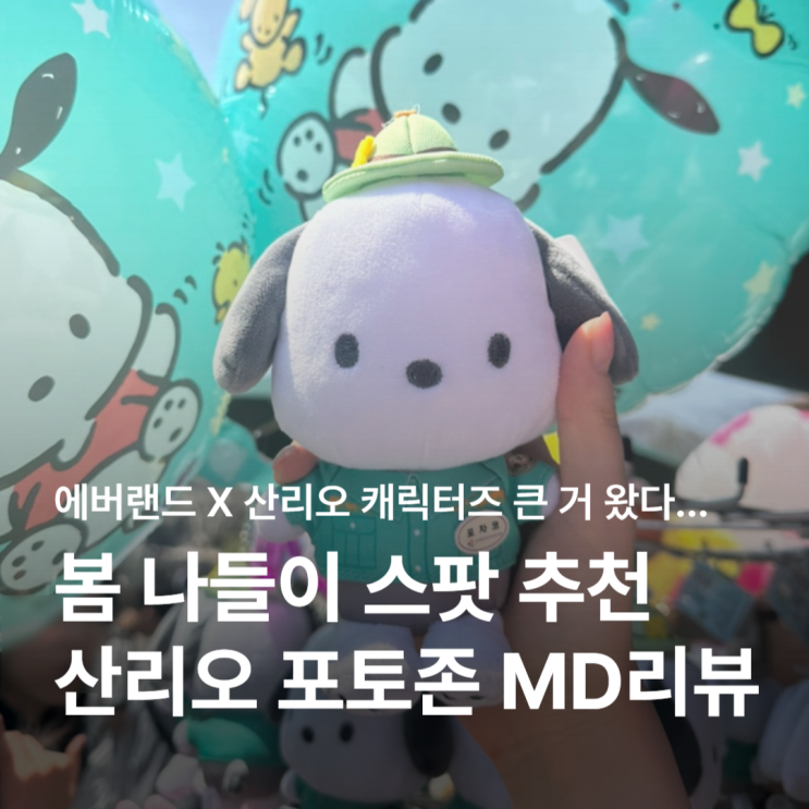  에버랜드 산리오 봄꽃축제 후기 포토존 꿀팁 MD리뷰