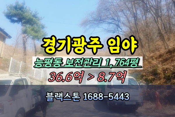  경기 광주 임야 경매 능평동 2천평이하 [2023타경998]