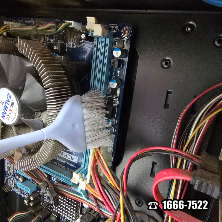  인천 가정동 컴퓨터수리 조립PC 사용중 화면 멈춤 야간 출장 AS 해결