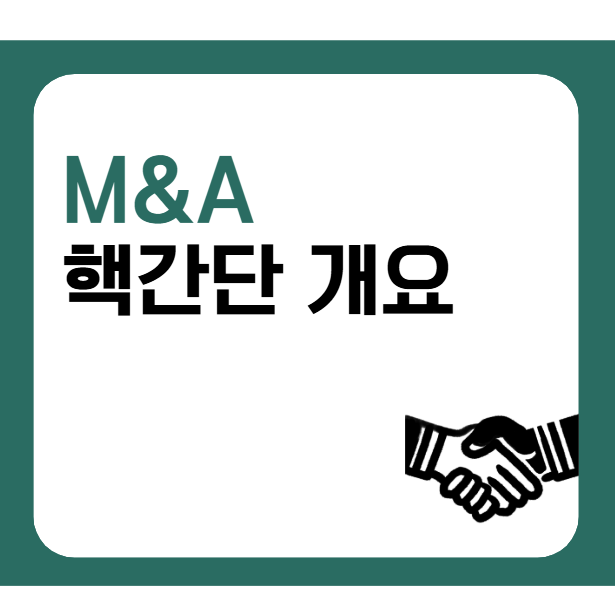  짧은 M&A 개요