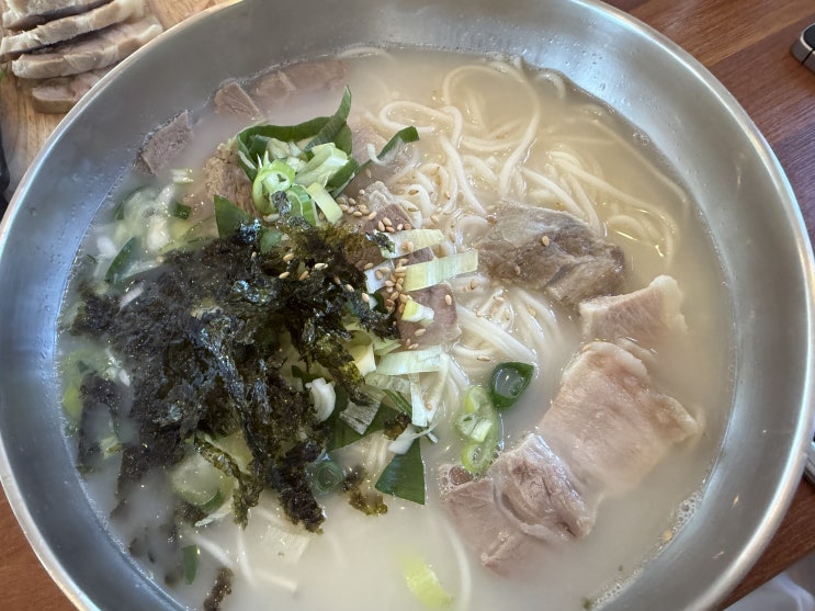  제주 서귀포 맛집｜고기국수, 돔베고기 맛집인 새물국수 내돈내산