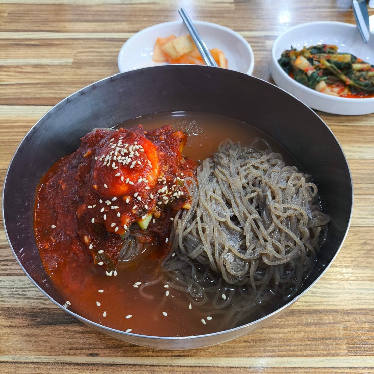  시원한 황해도식 백령도 냉면! 인천 미추홀 백령면옥 맛집