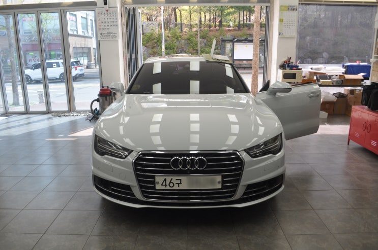  아우디 A7 ACC모듈 고장 ACC와Audi braking guard:사용불가 4H0907217F 메인보드 당일수리