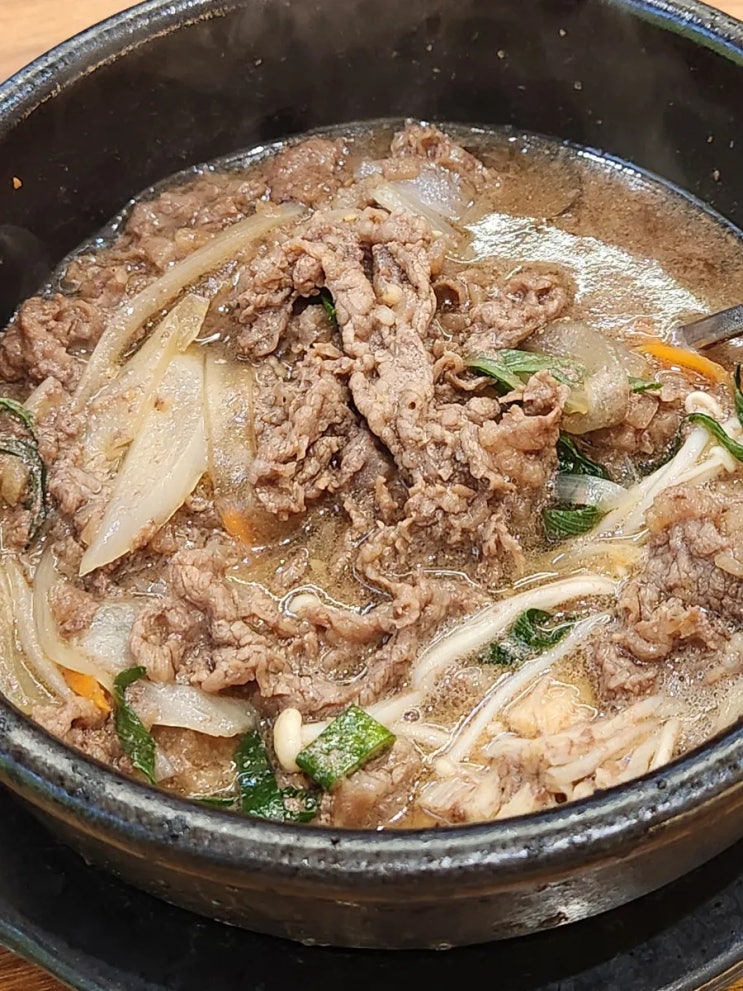 대전 도안동 맛집 도안한마당 점심 한우 뚝배기 불고기 육회비빔밥