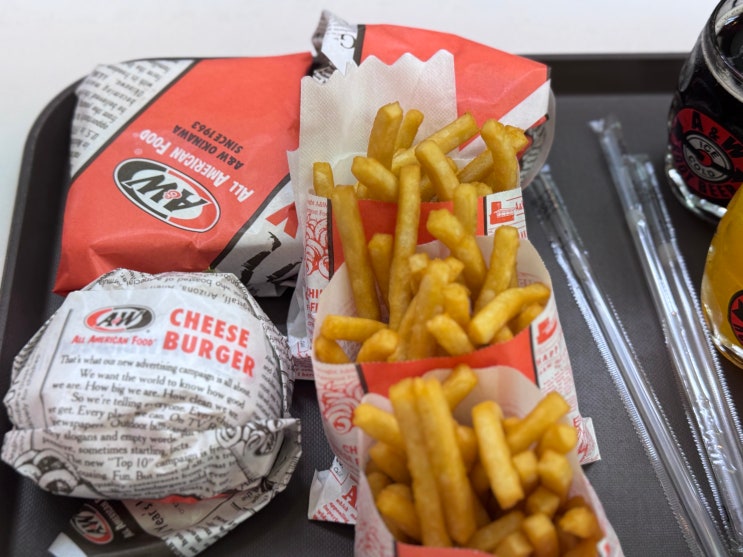  이시가키 햄버거 맛집 A&W 방문후기