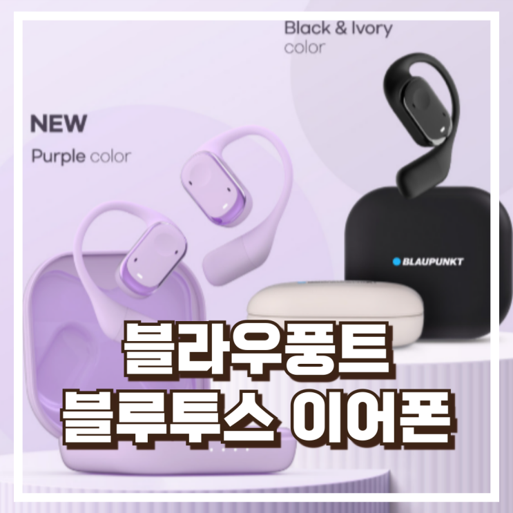  블라우풍트 오픈픽 BLP-OE383 오픈형 블루투스 이어폰 리뷰, 혜택가