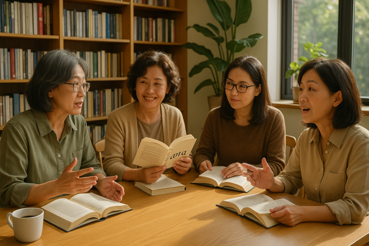  파주 가람도서관 독서모임 '파란 인문학당', 파주대표북클럽: 40대 이상 누구든 환영합니다.