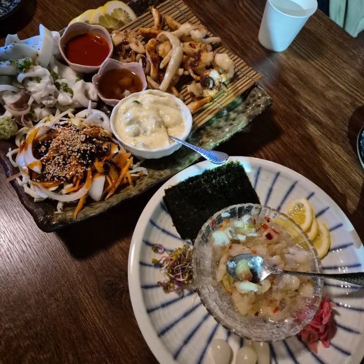  양산 범어 이자카야 해산물 맛집 내돈내산 최군로바다야끼 양산점