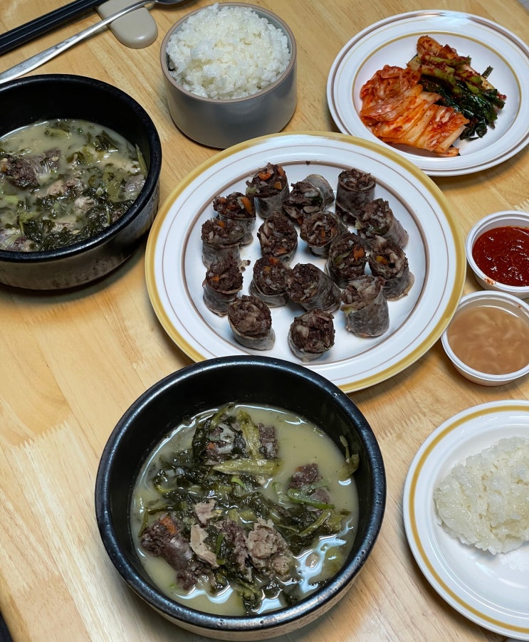  안산맛집 봉궁순대국 본점 밀키트 택배 캠핑음식 추천