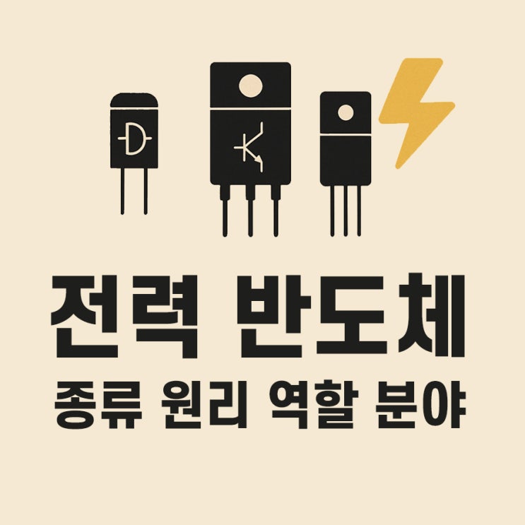  전력 반도체 종류 원리 역할 분야