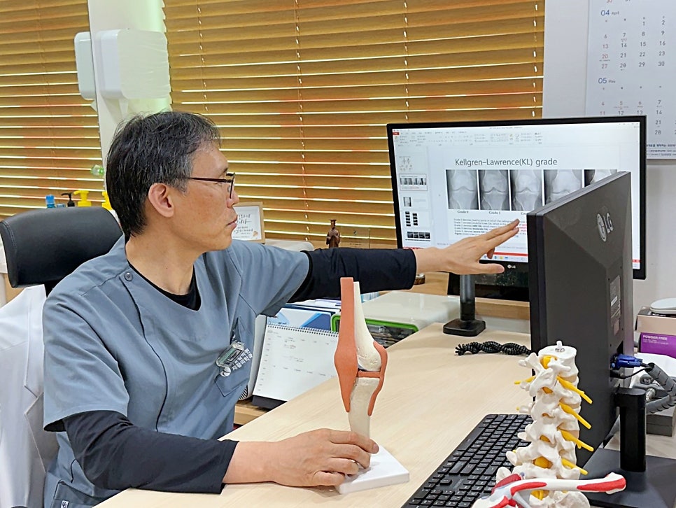 What are the causes and treatments for knee pain, and how should it be managed after surgery? — 본문 그림